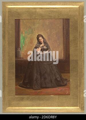 [Gräfin de Castiglione als Anne Boleyn], vor 1865. Stockfoto