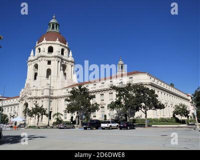 Blühende Stadt Pasadena Stockfoto