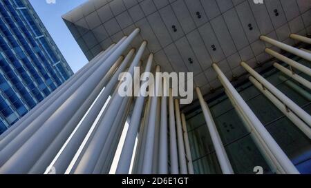 Neue Philharmonie auf dem Kirchberg, Luxemburg, Großherzogtum Luxemburg Stockfoto