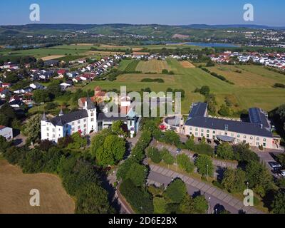 Victor's Residenz-Hotel Schloss Berg in Perl-Nennig, Obermosel, Saarland, Deutschland, i.. H. Remich, Luxemburg Stockfoto