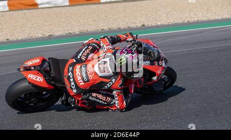 Estoril, Portugal, Italien. Oktober 2020. Freies Training, World Superbike - SBK in estoril, portugal, Italien, Oktober 16 2020 Kredit: Unabhängige Fotoagentur/Alamy Live Nachrichten Stockfoto