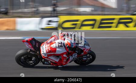 Estoril, Portugal, Italien. Oktober 2020. Freies Training, World Superbike - SBK in estoril, portugal, Italien, Oktober 16 2020 Kredit: Unabhängige Fotoagentur/Alamy Live Nachrichten Stockfoto