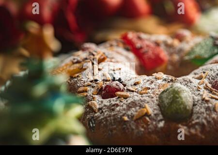 Bolo Rei, Königskuchen Stockfoto