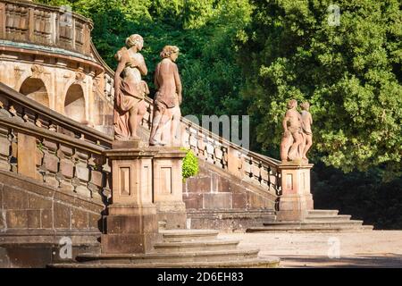 Lieblingsschloss, Rastatt, Schwarzwald, Baden-Württemberg, Deutschland Stockfoto