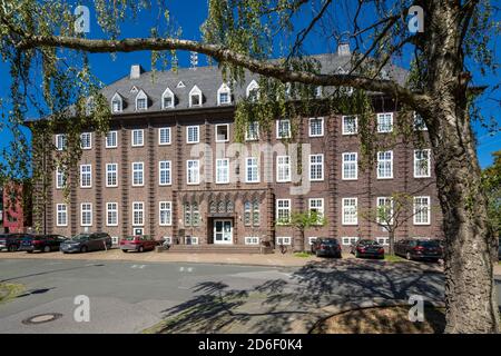 Deutschland, Dorsten, Lippe, Ruhrgebiet, Naturpark hohe Mark Westmünsterland, Münsterland, Westfalen, Nordrhein-Westfalen, Landgericht Dorsten *** Ortsüberschrift *** Stockfoto