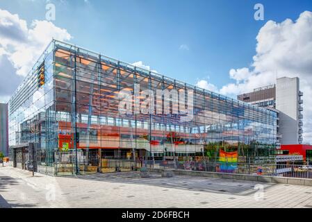 Glashalle, Studentenhaus, Universitätsgebäude, Universität Bremen, Deutschland, Europa Stockfoto