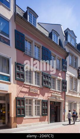 Ludwig van Beethovens Geburtsort in Bonngasse, Bonn, Nordrhein-Westfalen, Deutschland, Europa Stockfoto