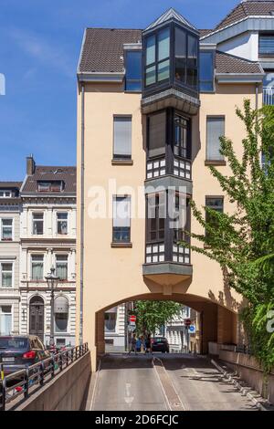 Moderne Wohngebäude in der Innenstadt, Bonn, Nordrhein-Westfalen, Deutschland, Europa Stockfoto