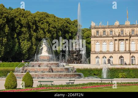 Schloss Herrenchiemsee, Herreninsel im Chiemsee, Oberbayern, Deutschland Stockfoto