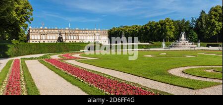 Schloss Herrenchiemsee, Herreninsel im Chiemsee, Chiemgau, Oberbayern, Deutschland Stockfoto