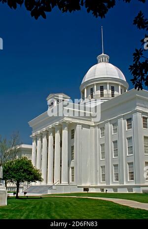 Montgomery Alabama State Capitol Building Stockfoto