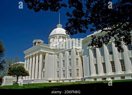 Montgomery Alabama State Capitol Building Stockfoto