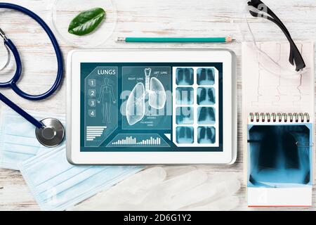 Medizinische Diagnostik in der modernen Krankenhaus. Stockfoto