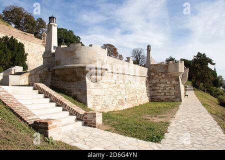 Detail der Festung Kalemegdan in Belgrad, Serbien Stockfoto