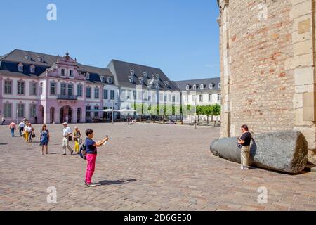 Rheinland-Pfalz, Trier, die hohe Domkirche St. Peter zu Trier. Stockfoto