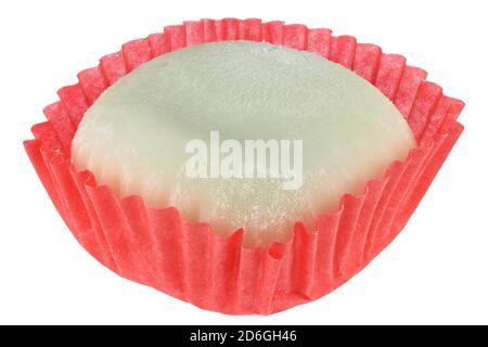Taiwanesischer klebrider Reiskuchen isoliert auf weißem Hintergrund Stockfoto