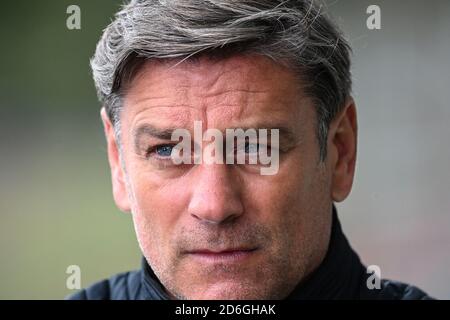 Karlsruhe, Deutschland. Oktober 2020. Sportdirektor Oliver Kreuzer (KSC). GES/Fußball/2. Bundesliga: Karlsruher SC - SV Sandhausen, 10/17/2020 Fußball/Fußball: 2. Deutsche Liga: Karlsruhe vs Sandhausen, Karlsruhe, 17. Oktober 2020 Quelle: dpa/Alamy Live News Stockfoto