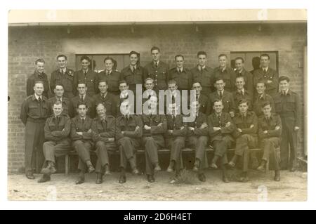 WW2 Ära Postkarte datiert Feb bis Mai 1943 auf der Rückseite geschrieben 10 Air Navigator Course 44 Air School South African Air Force (SAAF), Grahamstown, Südafrika. Stockfoto