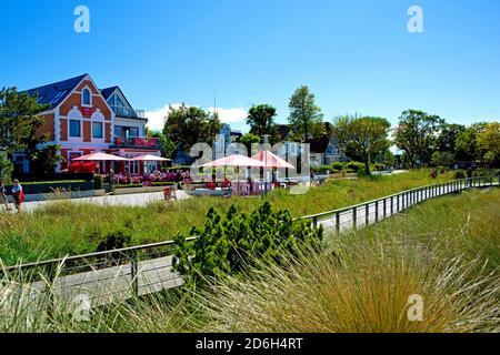 Deutschland, Schleswig-Holstein, Ostseebad Niendorf. Ostseestrand Stockfoto