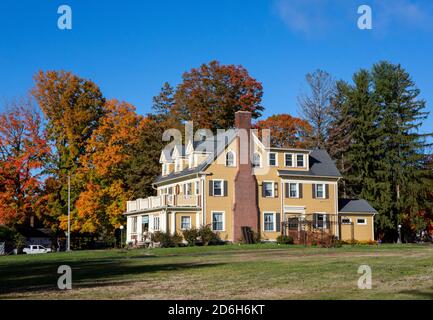 Altes viktorianisches Haus in New England Stockfoto