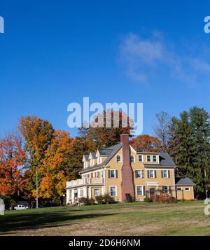 Altes viktorianisches Haus in New England Stockfoto