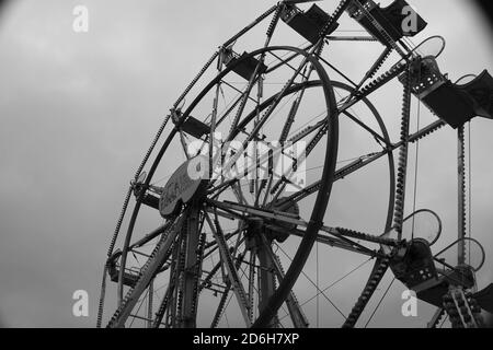 Ferris Wheel auf dem Weihnachtsmarkt im Distillery District Stockfoto