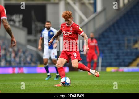 Blackburn, Großbritannien. oktober 2020. Jack Colback von Nottingham Forest während des Sky Bet Championship Matches zwischen Blackburn Rovers und Nottingham Forest im Ewood Park, Blackburn am Samstag, 17. Oktober 2020. (Kredit: Pat Scaasi - MI News ) Kredit: MI Nachrichten & Sport /Alamy Live Nachrichten Stockfoto