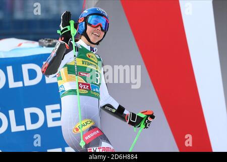 Solden, Österreich. Oktober 2020. SOELDEN, ÖSTERREICH. 17 2020. OKTOBER: 1. Riesenslalom der Frauen im Rahmen des Alpinen Ski-Weltcups in Solden am 17. Oktober 2020; Lauf 2, Petra Vlhova (SVK) (Foto: Pierre Teyssot/ESPA-Images) Kredit: Europäische Sport Fotoagentur/Alamy Live News Stockfoto