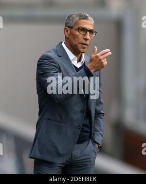 Nottingham Forest Manager Chris Hughton während des Sky Bet Championship Spiels im Ewood Park, Blackburn. Stockfoto