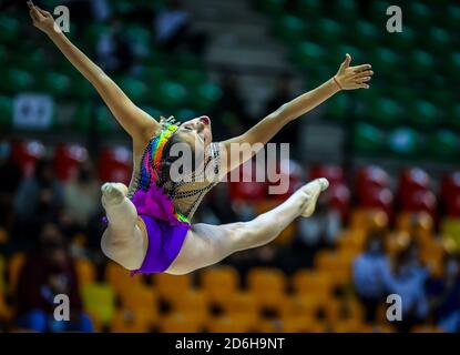 Aldassarri Milena von Ginnastica Fabriano während der Serie A 2020 3. Runde im PalaBancoDesio, Desio, Italien am 10. Oktober 2020 - Foto Fabrizio C Stockfoto