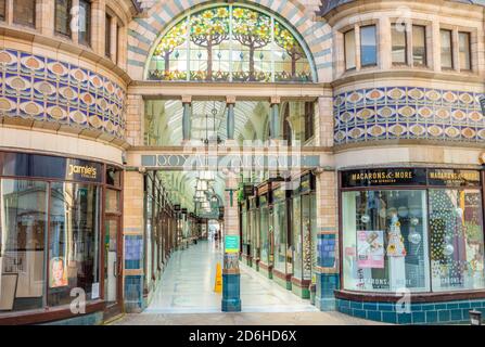 Norwich Stadtzentrum die Royal Arcade Norwich Fassade in Norwich Norfolk East Anglia England GB Europa Stockfoto