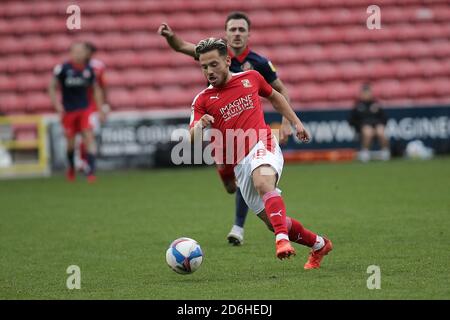 Swindon, Großbritannien. Oktober 2020. Jack Payne von Swindon Town während des EFL Sky Bet League 1 Spiels zwischen Swindon Town und Sunderland am 17. Oktober 2020 im County Ground, Swindon, England. Foto von Dave Peters. Nur redaktionelle Verwendung, Lizenz für kommerzielle Nutzung erforderlich. Keine Verwendung bei Wetten, Spielen oder Veröffentlichungen einzelner Vereine/Vereine/Spieler. Kredit: UK Sports Pics Ltd/Alamy Live Nachrichten Stockfoto