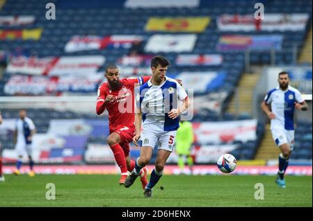 Blackburn, Großbritannien. oktober 2020. Daniel Ayala von Blackburn Rovers während des Sky Bet Championship Matches zwischen Blackburn Rovers und Nottingham Forest im Ewood Park, Blackburn am Samstag, 17. Oktober 2020. (Kredit: Pat Scaasi - MI News ) Kredit: MI Nachrichten & Sport /Alamy Live Nachrichten Stockfoto