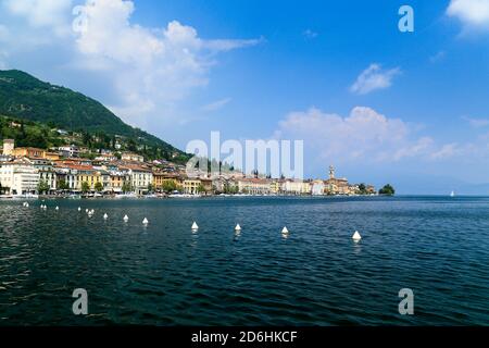 Salo - Stadt am Gardasee, Italien. Stockfoto