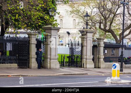 Dublin, Irland - 10. November 2015: Amt des Taoiseach, der Titel des stellvertretenden Premierministers in Regierungsgebäuden, Merrion Street Stockfoto