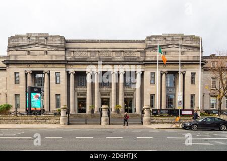 Dublin, Irland - 10. November 2015: National Concert Hall at Earlsfort Terrace, der wichtigste nationale Veranstaltungsort für Konzerte klassischer Musik in Irland. Stockfoto