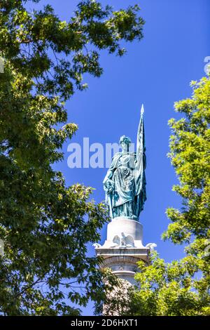 Soldiers and Sailors Monument, Boston Common, Boston, Massachusetts, USA Stockfoto