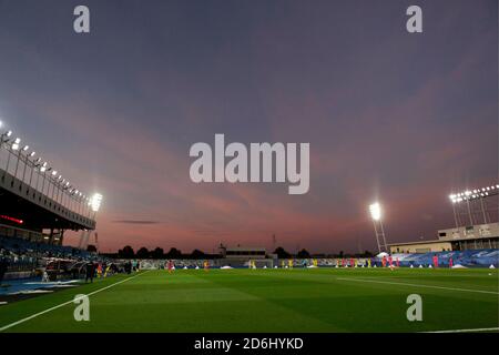 Madrid, Spanien. Oktober 2020. Spanisches Fußballspiel La Liga Real Madrid gegen Cadiz im Alfredo Di Stefano Stadion, Madrid, 17, 2020 La Liga/Cordon Pressequelle: CORDON PRESS/Alamy Live News Stockfoto