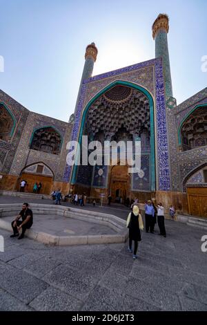 Shah Moschee, Isfahan Iran Stockfoto