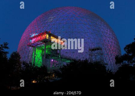 Biosphere Montreal, Umweltmuseum, Montreal, Provinz Quebec, Kanada Stockfoto