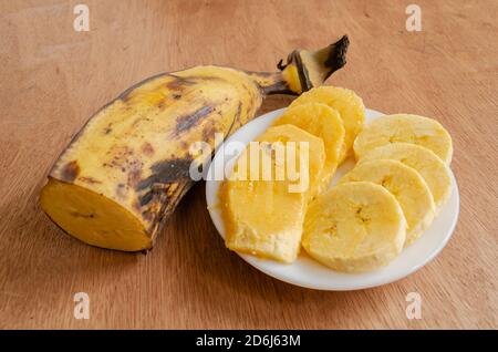 Kochbananen Stockfoto