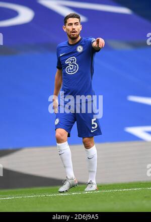 London, England, 17. Oktober 2020 Jorginho Chelsea / Southampton. Premier League. Kredit : Mark Pain / Alamy Live Nachrichten Stockfoto