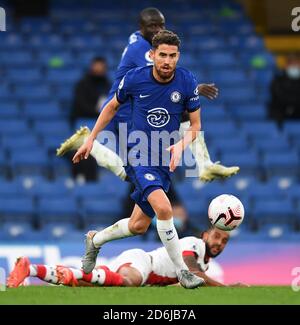 London, England, 17. Oktober 2020 Jorginho Chelsea / Southampton. Premier League. Kredit : Mark Pain / Alamy Live Nachrichten Stockfoto