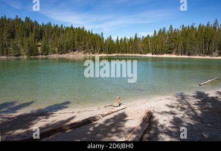 Wunderschöne Landschaften im Yellowstone National Park, Wyoming, USA Stockfoto