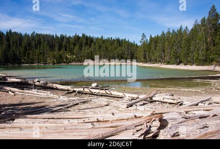 Wunderschöne Landschaften im Yellowstone National Park, Wyoming, USA Stockfoto