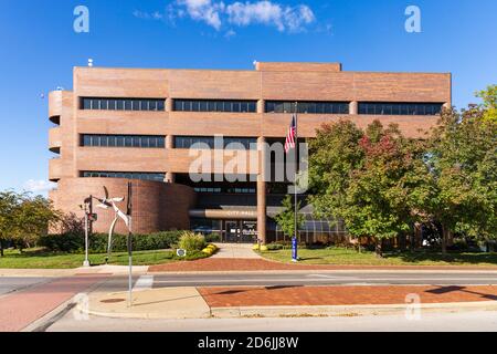 Lawrence, Kansas, USA - 1. Oktober 2020: Lawrence, KS City Hall Stockfoto