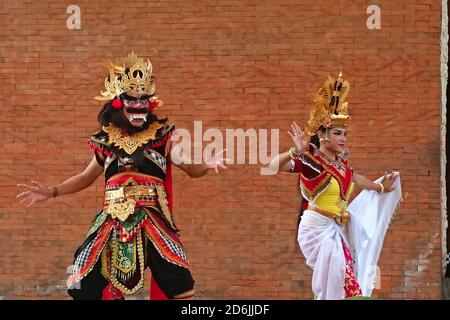 Tari Bali Tanz, Bali Kultur, Garuda Wisnu Kencana, Bali, Indonesien Stockfoto