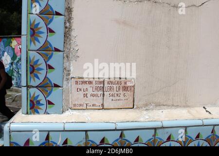 Quiosco del parque España, san jose, costa rica, Escudo Antiguo de costa rica Stockfoto