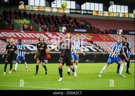 Herning, Dänemark. Oktober 2020. Erik Sviatchenko (28) vom FC Midtjylland beim 3F Superliga Match zwischen FC Midtjylland und Odense Boldklub in der MCH Arena in Herning. (Foto Kredit: Gonzales Foto/Alamy Live News Stockfoto