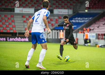 Herning, Dänemark. Oktober 2020. Paulinho (29) vom FC Midtjylland beim 3F Superliga-Spiel zwischen FC Midtjylland und Odense Boldklub in der MCH Arena in Herning. (Foto Kredit: Gonzales Foto/Alamy Live News Stockfoto